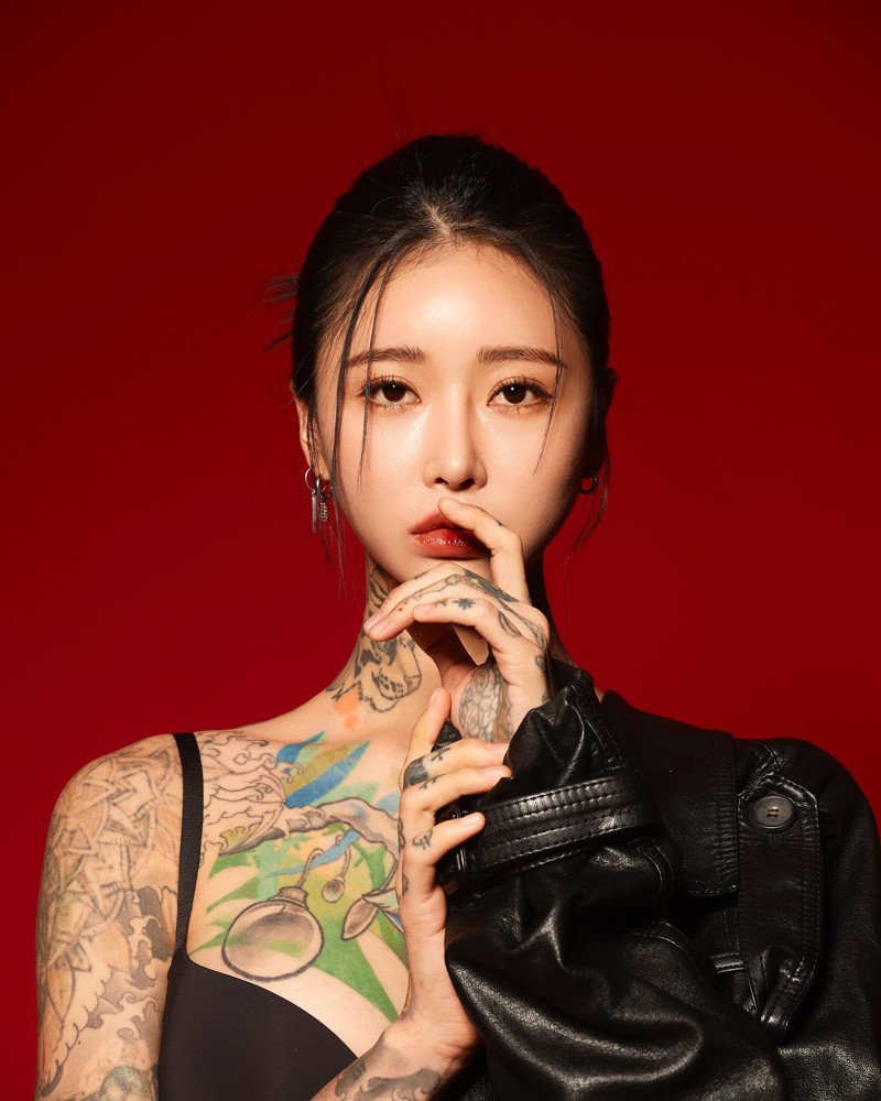 韩国纹身小姐姐——安理娜