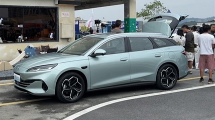 老百姓买得起的旅行车！比亚迪海豹06旅行版实车曝光