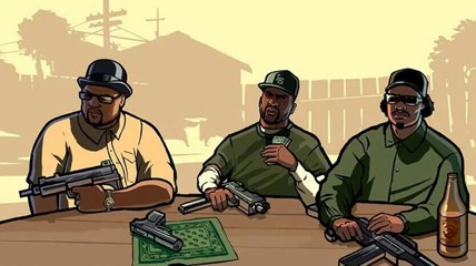 我认为GTASA的坎德尔是系列最出彩的女角色